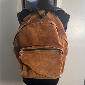Eastpak Vintage Distressed Suede Backpack